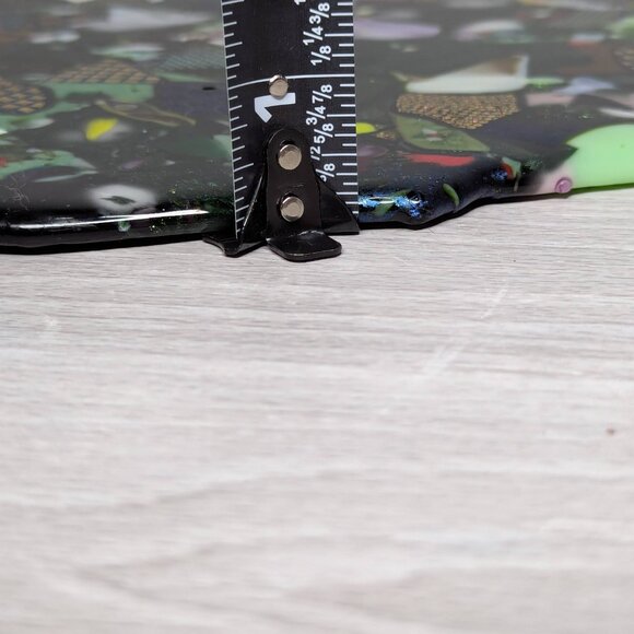 Stained Glass Mosaic Multicolored Disc Stepping Stone Table Decor 13.5" - Picture 12 of 13